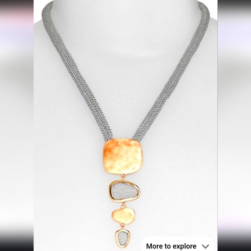 Adami & Martucci // Silver and Gold Necklace